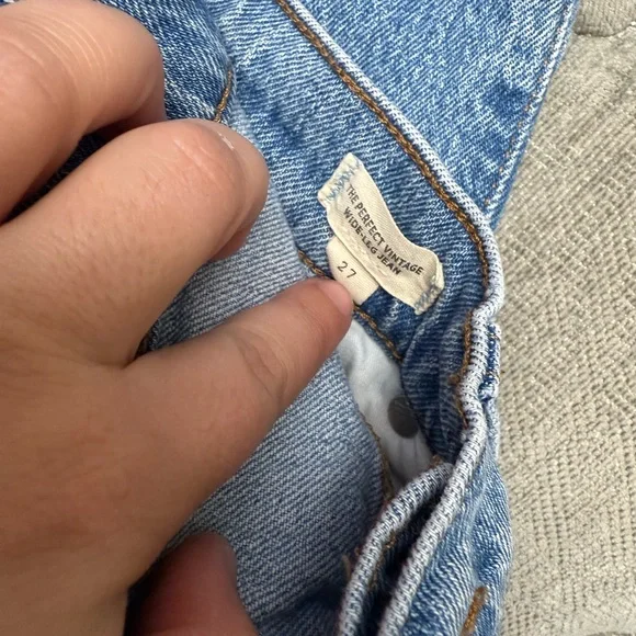 Madewell Light Blue High-Rise Wide-Leg Jeans - Picture 10 of 10